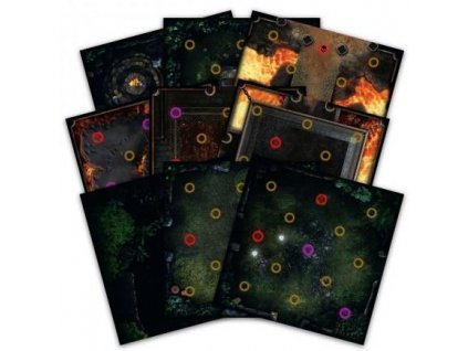 Steamforged Games Ltd. - Dark Souls: The Board Game - Darkroot Basin and Iron Keep Tile Set