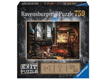 Ravensburger - EXiT Puzzle: Im Drachenlabor (Dračí laboratoř)