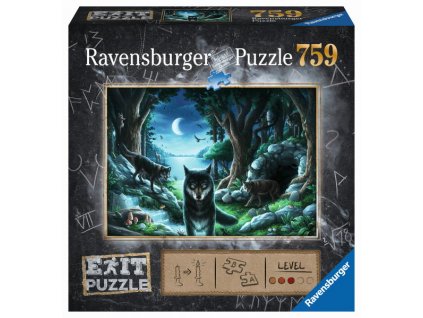 Ravensburger - EXiT Puzzle: Wolfsgeschichten (Vlčí příběhy)