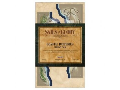 Ares Games - Sails Of Glory – Terrain Pack – Coastal Batteries Accessory