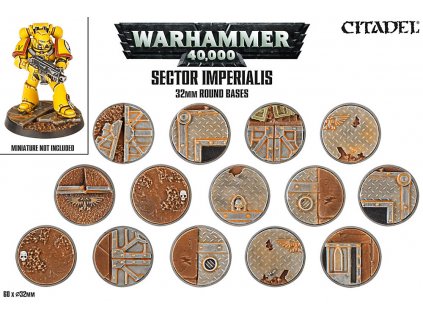 Citadel - Sector Imperialis: 32mm Round Bases