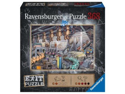 Ravensburger - EXiT Puzzle: In der Spielzeugfabrik (V továrně na hračky)