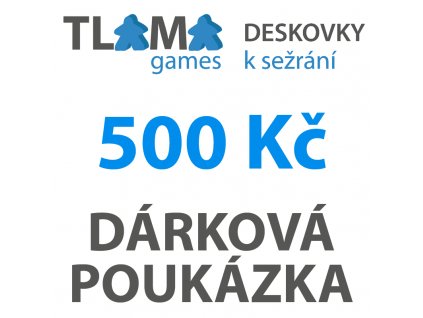  - Dárková poukázka 500 Kč - elektronická