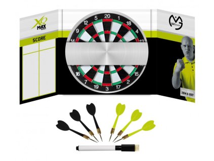 Šipky s terčem 42 cm Michael van Gerwen - Kabinet SET