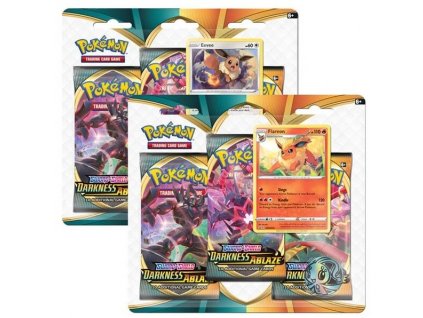 Pokémon: Sword & Shield: Darkness Ablaze - 3 Pack Blister