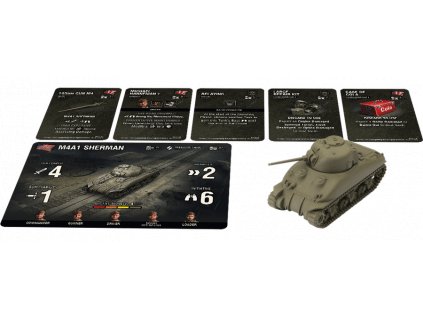 World of Tanks Miniatures Game - American M4A1 75mm Sherman