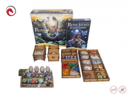 Rune Stones + Expanson Insert + 4x organizér