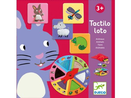 Djeco - Loto hmatová zvířátka