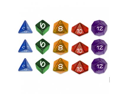 Greater Than Games - Sentinel Comics: The Roleplaying Game Dice Set