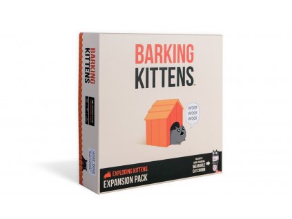 Asmodee - Barking Kittens - Exploding Kittens Expansion