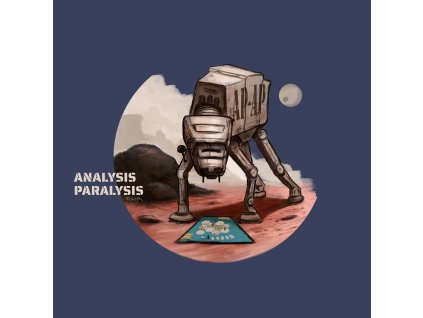 TLAMA games - T-shirt "Analysis - Paralysis"