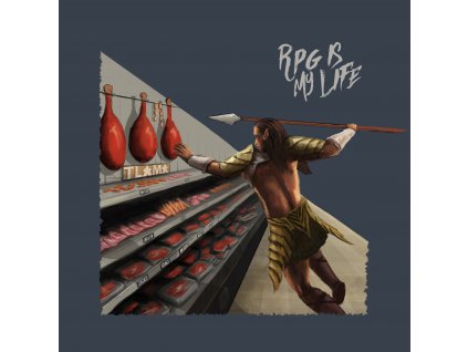 TLAMA games - T-shirt "RPG is my life"