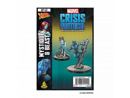 Atomic Mass Games - Marvel Crisis Protocol: Mystique and Beast