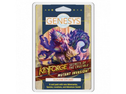 FFG - Genesys RPG Keyforge Secrets of the Crucible: Mutant Invasion