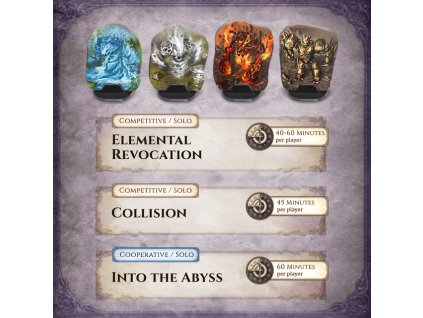 Diea Games - Euthia: Torment of Resurrection - Elemental Standee Pack + 3 Nové scénáře CZ
