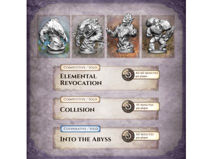 Diea Games - Euthia: Torment of Resurrection - Elemental Miniature Pack + 3 Nové scénáře