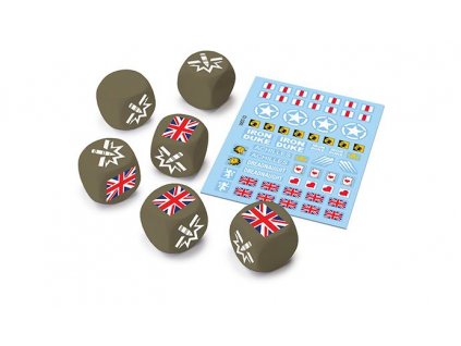 Gale Force Nine - World of Tanks Miniatures Game - U.K. Dice and Decals