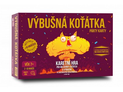 Výbušná koťátka: párty karty