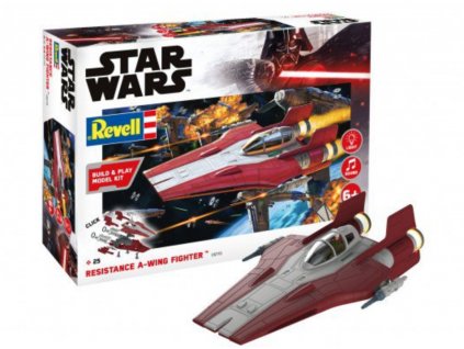 Revell - Star Wars - Resistance A-wing Fighter, červený
