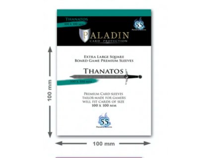 Board&Dice - Obaly na karty Paladin: Thantos (100x100mm) 55 ks