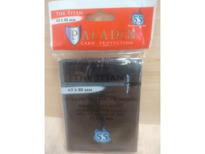 Obaly na karty Paladin: The Titan (63x88mm) 55 ks