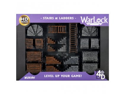 WizKids - WarLock Dungeon Tiles: Stairs & Ladders