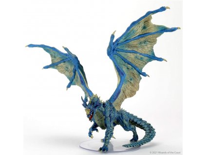 WizKids - D&D Icons of the Realms: Adult Blue Dragon Premium Figure
