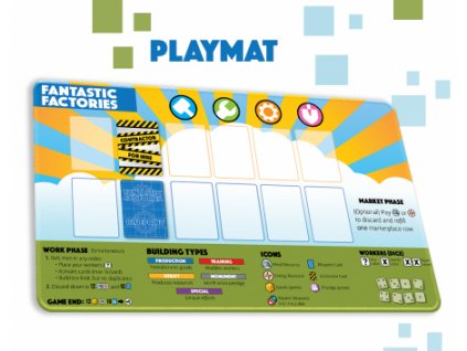 Greater Than Games - Fantastic Factories: Playmat