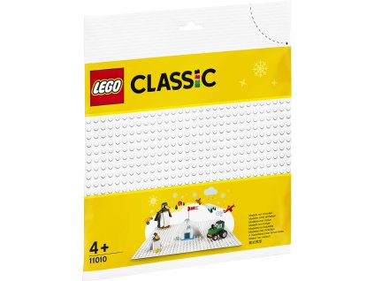 LEGO Bílá podložka na stavění 11010