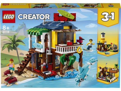 LEGO Surfařský dům na pláži 31118