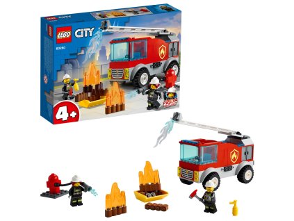 LEGO Hasičské auto s žebříkem 60280