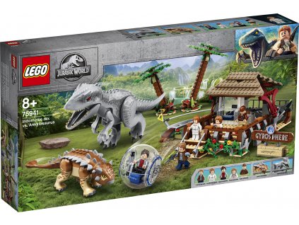 LEGO Indominus rex vs. ankylosaurus 75941