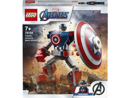 LEGO Captain America v obrněném robotu 76168