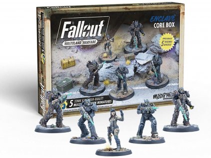 Modiphius Entertainment - Fallout: Wasteland Warfare - Enclave: Core Box