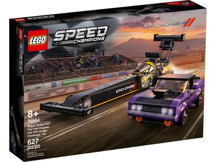 LEGO Mopar Dodge//SRT Top Fuel Dragster a 1970 Dodge Challenger T/A 76904