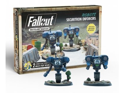 Modiphius Entertainment - Fallout: Wasteland Warfare - Robots: Securitron Enforcers