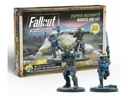 Modiphius Entertainment - Fallout: Wasteland Warfare - Super Mutants: Marcus and Lily