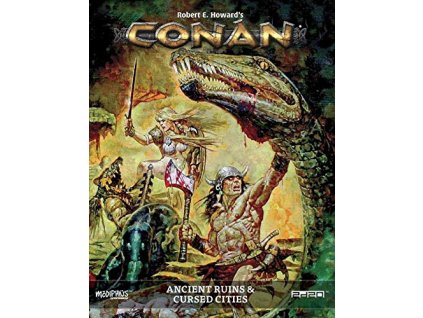 Modiphius Entertainment - Conan: Adventures in an age Undreamed of - Ancient Ruins & Cursed Cities