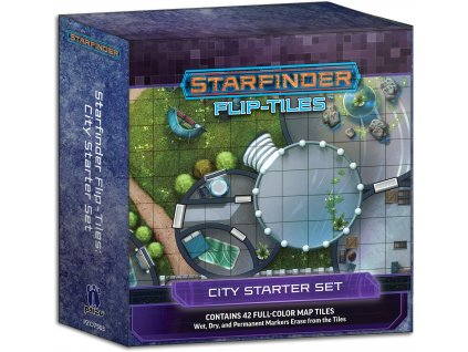 Paizo Publishing - Starfinder Flip-Tiles: City Starter Set