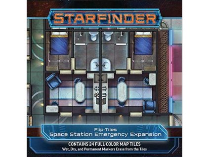 Paizo Publishing - Starfinder Flip-Tiles: Space Station Emergency Expansion
