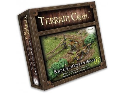 Mantic Games - Terrain Crate: Battlefield Fences & Hedges