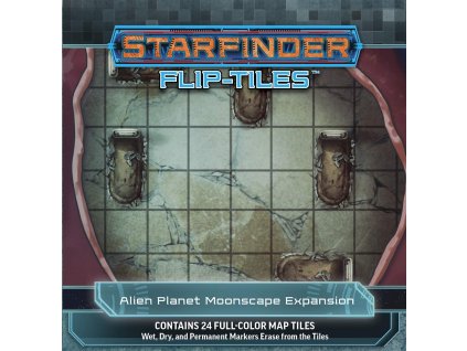 Paizo Publishing - Starfinder Flip-Tiles: Alien Planet Moonscape Expansion
