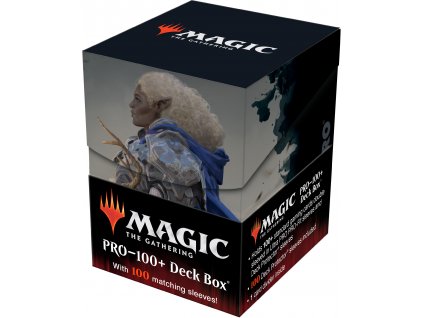 UltraPro Deck Box 100+ Commander Adventures in the Forgotten Realms + 100ct sleeves V4 for Magic: The Gathering