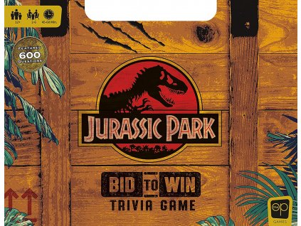USAopoly - Jurassic Park Bid to Win Trivia