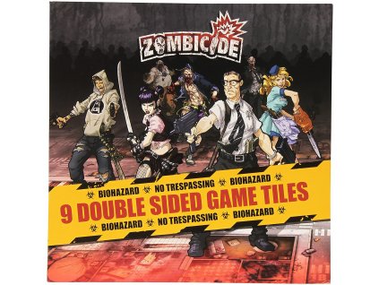 Cool Mini Or Not - Zombicide: 9 Double Sided Game Tiles