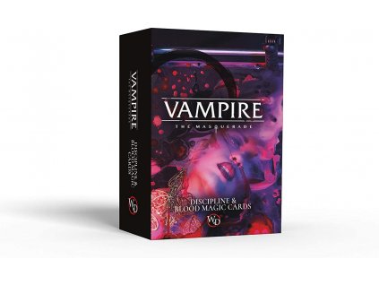 Modiphius Entertainment - Vampire: The Masquerade, Discipline and Blood Magic Card Deck
