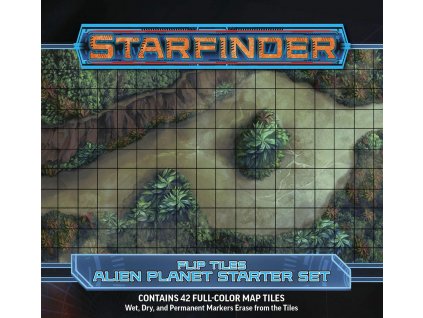 Paizo Publishing - Starfinder Flip-Tiles: Alien Planet Starter Set