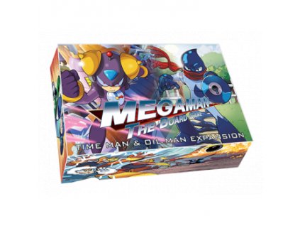 Jasco Games - Mega Man Board Game - Time Man and Oil Man Expansion