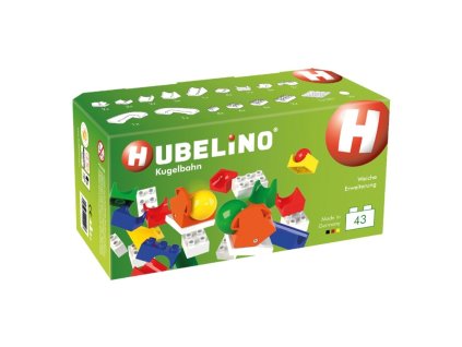 Hubelino - HUBELINO Kuličková dráha - rozšíření 43 ks, s přepínačem