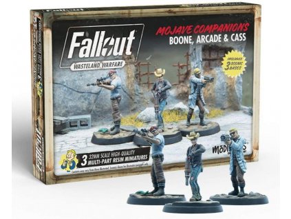 Modiphius Entertainment - Fallout: Wasteland Warfare - Boone, Arcade and Cass